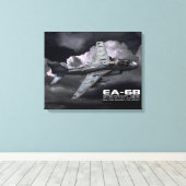 EA-6B Prowler Canvas Afdruk (Insitu (Houten vloer))