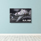 EA-6B Prowler Canvas Afdruk (Insitu (Houten vloer))