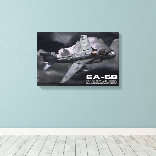 EA-6B Prowler Canvas Afdruk (Insitu (Houten vloer))