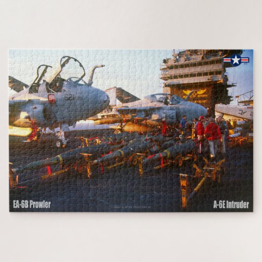 EA-6B PROWLER en A-6E INTRUDER (20x30 INCH) Legpuzzel (Horizontaal)
