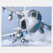 EA-6B-PROWLER FLEECE DEKEN (Voorkant (Horizontaal))