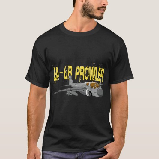 EA-6B Prowler Military Airplane T-shirt design (Voorkant)
