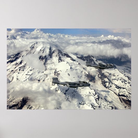 Ea-6B Regenachtigere sluiper en Mt. Poster (Voorkant)