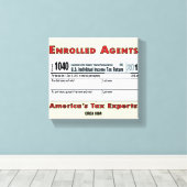 EA America's Belastingdeskundige Kantoor Canvas (Insitu (Houten vloer))