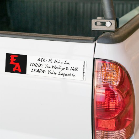 EA-Bumpersticker 04 Bumpersticker (Op Truck)