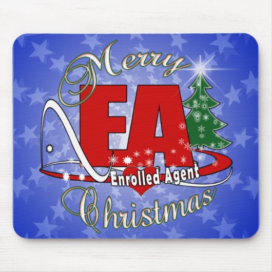 EA CHRISTMAS Enrolled Agent Muismat (Voorkant)