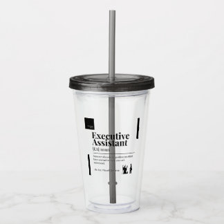 EA Definition Clear Tumbler Acryl Drinkbeker