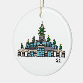 EA Kerstkapelversiering Keramisch Ornament (Links)