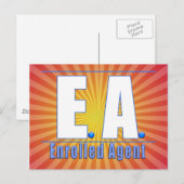 EA LOGO1 UITGEBREIDE AGENT BRIEFKAART (Voorkant / Achterkant)