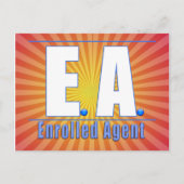 EA LOGO1 UITGEBREIDE AGENT BRIEFKAART (Voorkant)