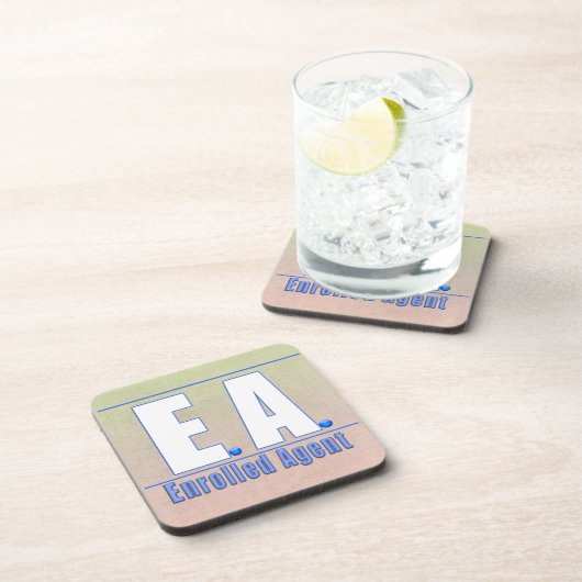 EA LOGO1 UITGEBREIDE AGENT DRANKJES ONDERZETTER (Rechterzijde)
