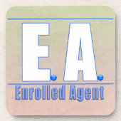 EA LOGO1 UITGEBREIDE AGENT DRANKJES ONDERZETTER (Voorkant)