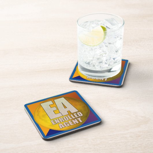 EA LOGO-INGEVOERDE AGENT DRANKJES ONDERZETTER (Rechterzijde)