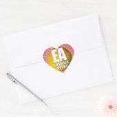 EA LOGO-INGEVOERDE AGENT HART STICKER (Envelop)