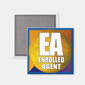 EA LOGO-INGEVOERDE AGENT MAGNEET (Voorkant / Achterkant)