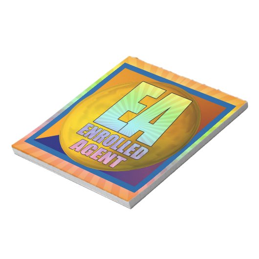 EA LOGO-INGEVOERDE AGENT NOTITIEBLOK (Linkerzijde)