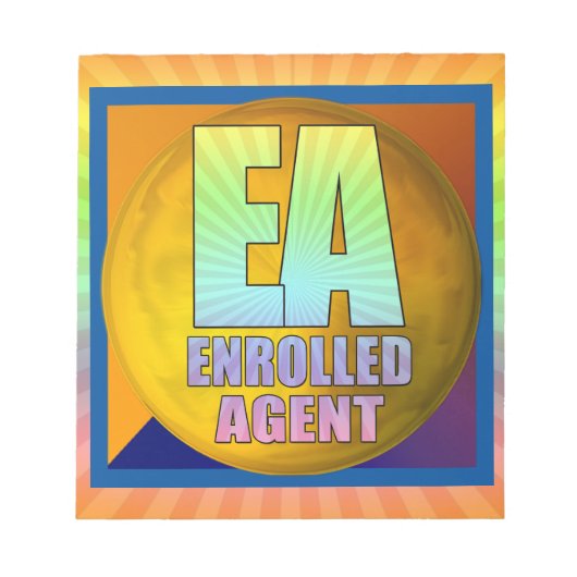 EA LOGO-INGEVOERDE AGENT NOTITIEBLOK (Voorkant)