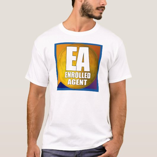EA LOGO-INGEVOERDE AGENT T-SHIRT (Voorkant)