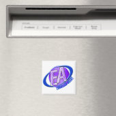 EA ORB SWOOSH LOGO - GEÏNROLLEERDE AGENT MAGNEET (Insitu (Vaatwasser))