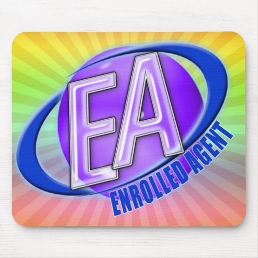 EA ORB SWOOSH LOGO - GEÏNROLLEERDE AGENT MUISMAT (Voorkant)