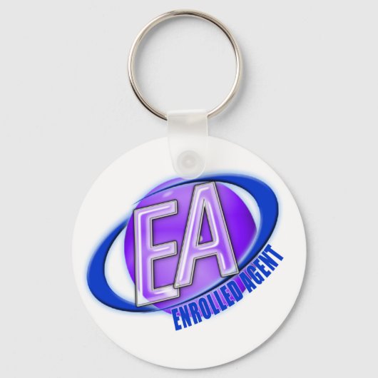 EA ORB SWOOSH LOGO - GEÏNROLLEERDE AGENT SLEUTELHANGER (Voorkant)