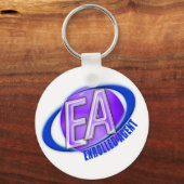 EA ORB SWOOSH LOGO - GEÏNROLLEERDE AGENT SLEUTELHANGER (Voorkant)