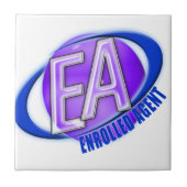 EA ORB SWOOSH LOGO - GEÏNROLLEERDE AGENT TEGELTJE (Voorkant)