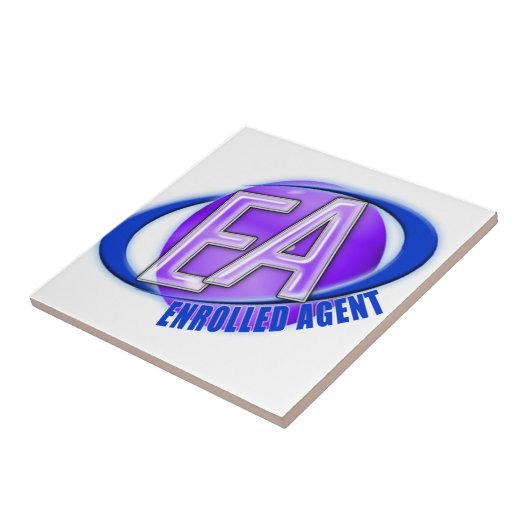 EA ORB SWOOSH LOGO - GEÏNROLLEERDE AGENT TEGELTJE (Zijkant)