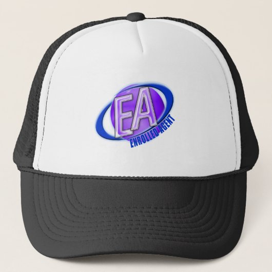 EA ORB SWOOSH LOGO - GEÏNROLLEERDE AGENT TRUCKER PET (Voorkant)
