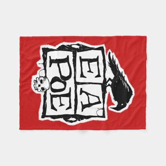 EA Poe Boxes Fleece Blanket (Voorkant (Horizontaal))