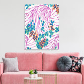 EA Séguy botanical Premium Wrapped Canvas Afdruk (Insitu (Woonkamer))