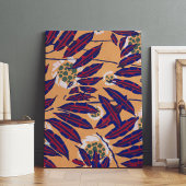 EA Séguy botanical Premium Wrapped Canvas Afdruk