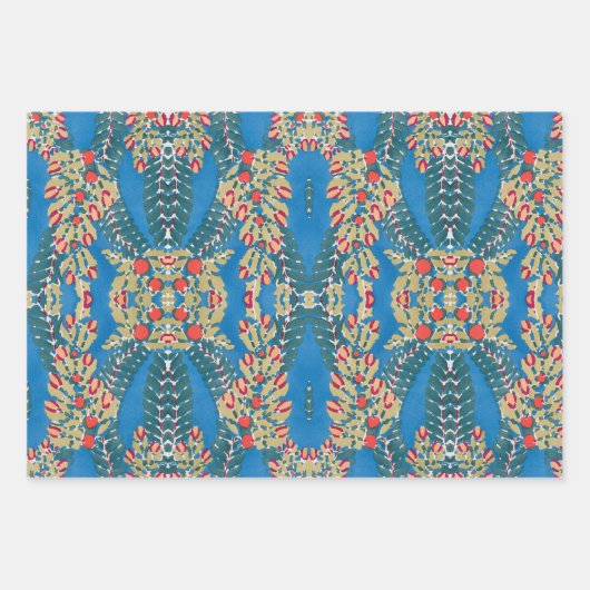 EA Séguy botanische bloemdruk Inpakpapier Vel (Voorkant 3)