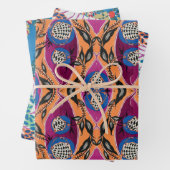 EA Séguy botanische bloemdruk Inpakpapier Vel (In situ)