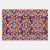 EA Séguy botanische bloemdruk Inpakpapier Vel (Voorkant)