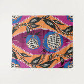 EA Séguy botanische bloemdruk Wandkleed (Voorkant (horizontaal))