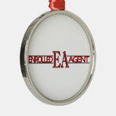 EA SPECIALIST LOGO UITGEBREIDE AGENT METALEN ORNAMENT (Rechts)