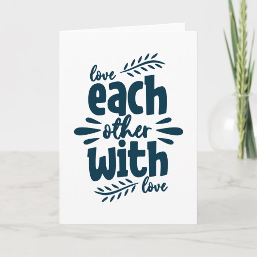 Each Other With Love Kaart (Voorkant)
