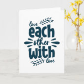 Each Other With Love Kaart (Gele Bloem)