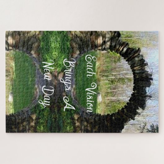 EACH VISION BRINGS A NEW DAY Puzzle Legpuzzel (Horizontaal)