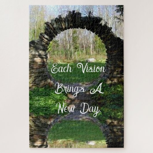 EACH VISION BRINGS A NEW DAY Puzzle Legpuzzel (Verticaal)