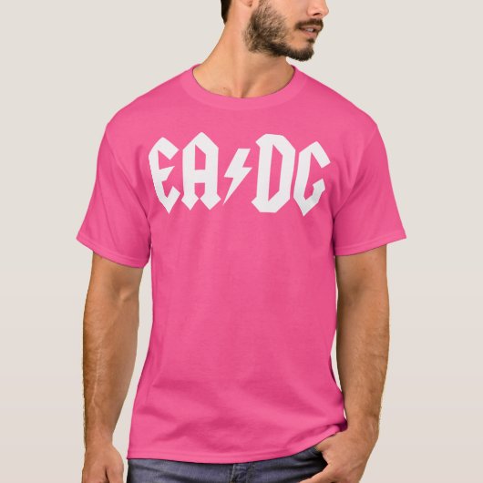 EADG 4 String Bass - Heavy Metal Style T-shirt (Voorkant)