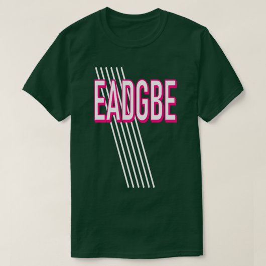 EADGBE1 T-SHIRT (Design voorkant)