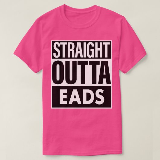 EADS Naam Straight Outta EADS T-shirt (Design voorkant)