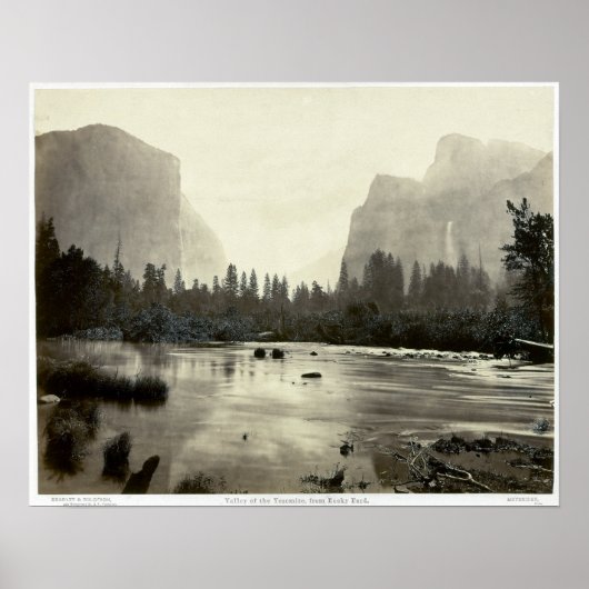 Eadweard J. Muybridge Valley of the Yosemite Poster (Voorkant)