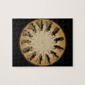 Eadweard Muybridge Couple Waltzing Phenakistoscope Legpuzzel (Horizontaal)