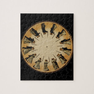Eadweard Muybridge Couple Waltzing Phenakistoscope Legpuzzel