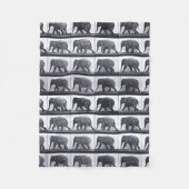 EADWEARD MUYBRIDGE:Elephant Waling Fleecy Blanket Fleece Deken (Voorkant)