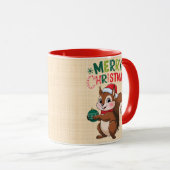 Eaël-kerstcureuil met kerstbal mok (Voorkant rechts)