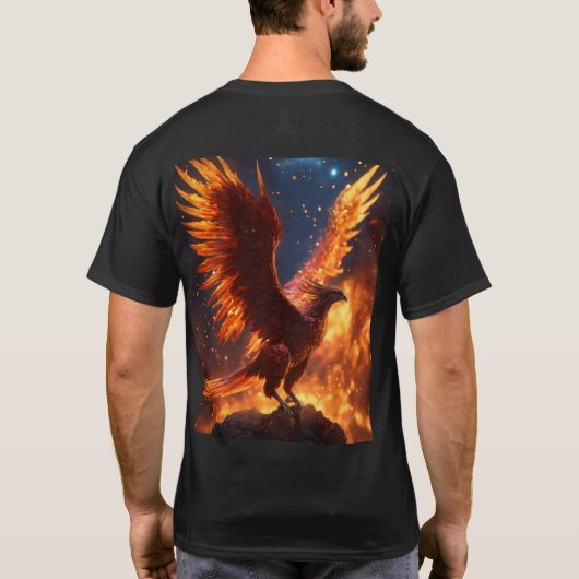 EAGAL BLACK T-SHIRT (Achterkant)